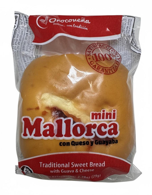 Mini Mallorca con queso y guayaba